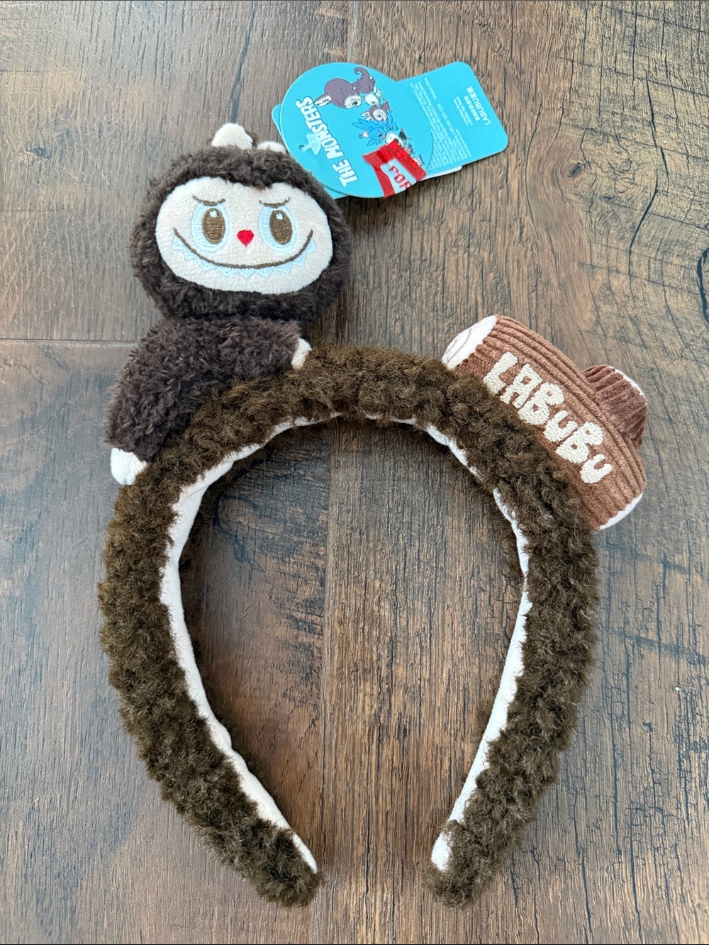 The Monsters Labubu Brown Plush Headband